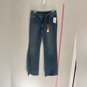 Christopher Blue Flare Jeans in Classic Denim